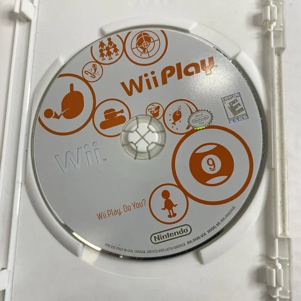 Wii Sports, Wii Game Party 3, Wii Play Lot Of 3 Tested And Works